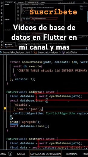 Aprende a Conectar Flutter con Bases de Datos en Minutos! #flutter #tutorial