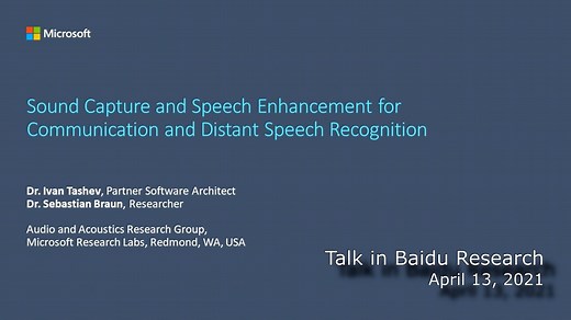 Sound Capture and Speech Enhancement for Communication and Distant Speech Recognition