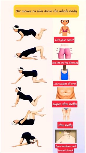 6 Full-Body Moves to Get Stronger & More Toned! 🔥 #HomeWorkout