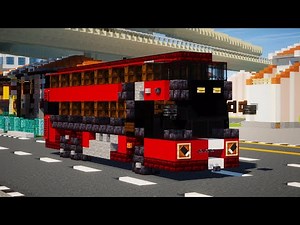Minecraft Hong Kong KMB Volvo B8L Bus Tutorial