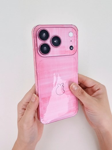 핑크 아이폰 프로 17 만들기🩷 | Making Pink iPhone 17 Pro #iPhone17 #무료도안