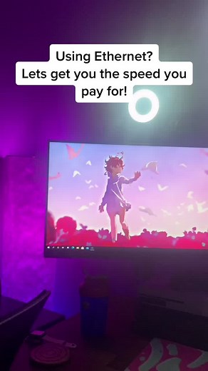 Using an Ethernet cable but not getting you the speed you pay for? Watch this! #custompc #techtok #gamingpc #carterpcs