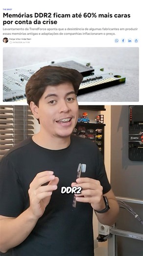MEMÓRIAS RAM DDR2 SUBIRAM DE PREÇO