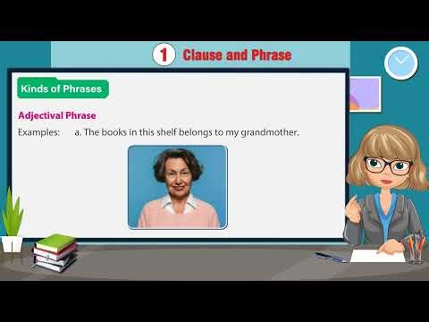Ch 1 | Animation Junction | Grammar | Class 5 | Clause and Phrase | For children