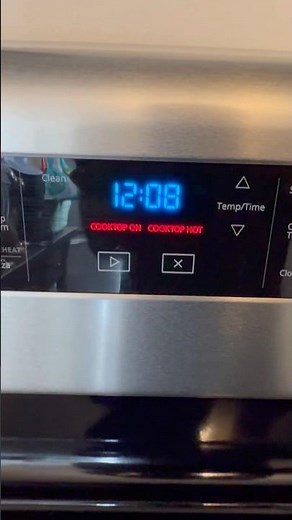 Whirlpool stove cooktop on cooktop hot is on what does it mean . Watch my full video 😁 YWFE510S0HS0