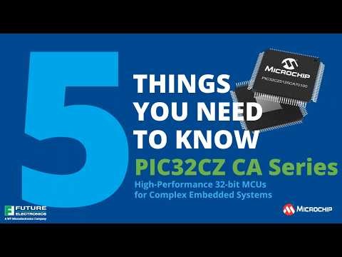 Microchip Technology: PIC32CZ CA | 5 Things You Need to Know - 300 MHz Arm Cortex-M7 MCU