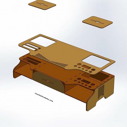 Assembly video for Laser cut file code : LA0044