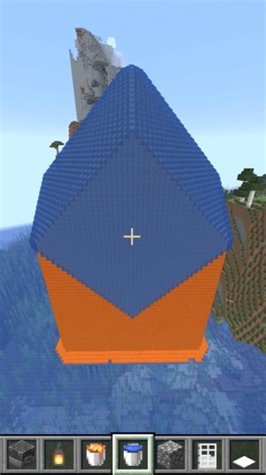 Minecraft Cobblestone Tower #shorts