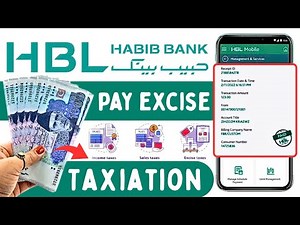 How to Pay Excise Tax Using HBL Bank Mobile App