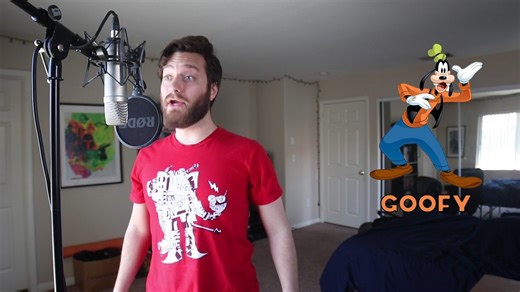 "Never Gonna Give You Up" but it's 24 Cartoon Impressions! | Brock Baker