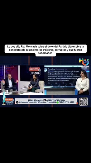 Las palabras de #Rixi sobre la vergüenza que causa persons como Carlos Zelaya al partido #Libre