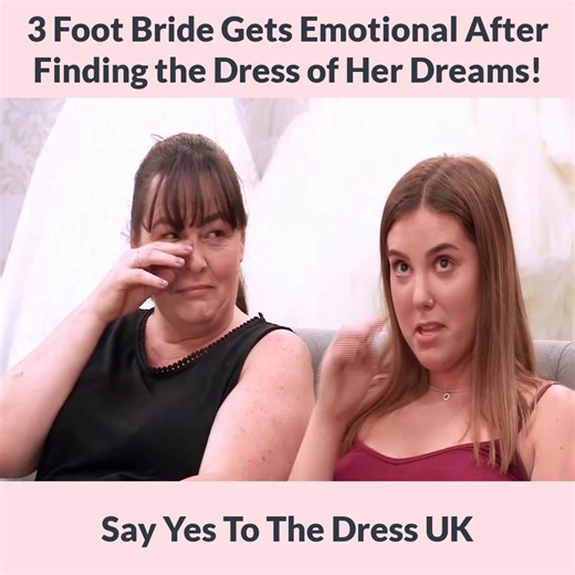 35K views · 442 reactions | Foot Bride Gets Emotional After Finding the Dress of Her Dreams! Say Yes To The Dress UK | Say Yes To The Dress- Fan | Facebook