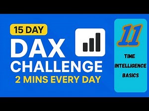 Day 11 – Time Intelligence Functions in DAX | 15 Days DAX Challenge