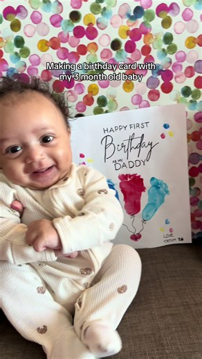 DIY Birthday Card Ideas for Dads from Baby