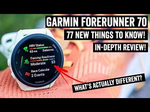 Garmin Forerunner 70 In-Depth Review: 77 New Things To Know!