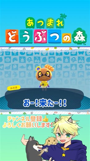 Misaki is so cute when you call her with amiibo ☺️ #shorts #AnimalCrossing #AnimalCrossingNewHori...