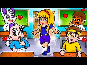 My CRAZY FAN had a NOOB BABY TRANSFORMATION 😱 in MINECRAFT