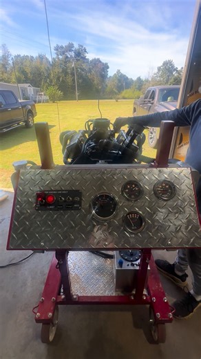 Got one ready for one of our stock car division drivers this past week! Get one or Chase one! #pfp #engine #stockcarracing #dirttrack #machine #breakin #sbc #fyp | Presley Fabrication and Performance