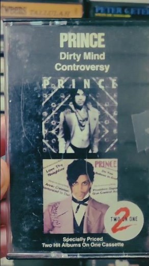 Prince - Contaversy & Dirty Mind - Vintage Cassette Tape Collection