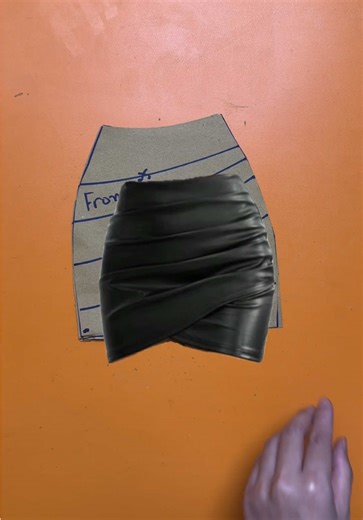 Amazing Pleated Skirt ✨#sewing #pattern #patterndesign #sewingtips #skirt