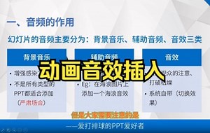 【ppt动画】动画音效插入，快来试试吧。