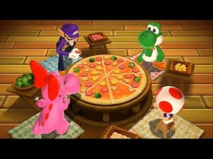 Mario Party 9 Step It Up - Waluigi vs Yoshi vs Birdo vs Toad Master Difficulty | Cartoons Mee