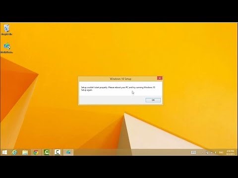 Windows10 How to fix set-up couldn't start properly. Pleas reboot your PC and run set up again