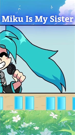 Miku Is My Sister [FNF Animation] #fnf #fridaynightfunkin #shorts