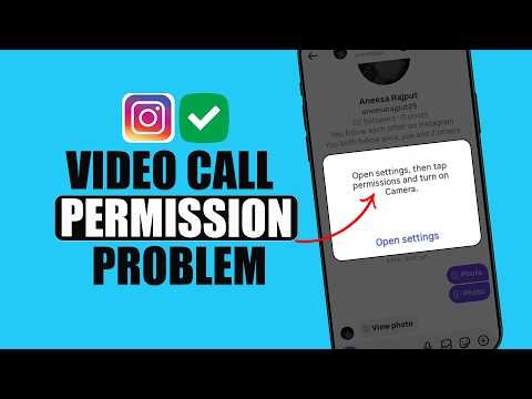 Instagram Video Call Not Working | Camera / Mic Permission Error Instagram Video Call |