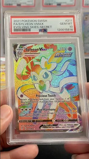 Sylveon Secret VMAX 211/203 TCG Pokemon Evolving Skies GEM MT PSA 10 REVEAL🔥🔥