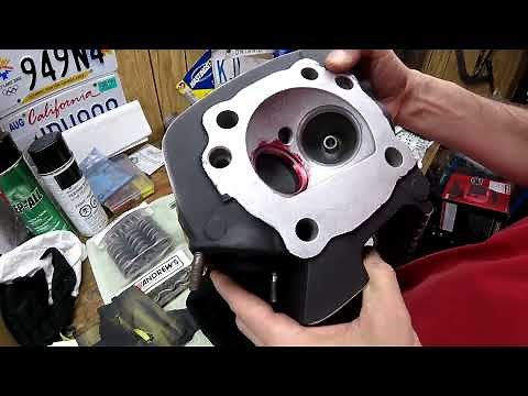 Harley EVO cylinder head lapping and assembly