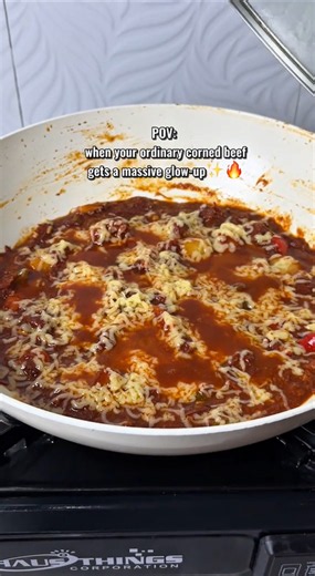 Filipino-style caldereta using corned beef step by step