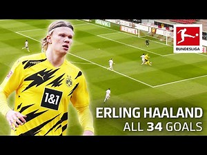Erling Haaland - 34 Goals in Only 36 Matches