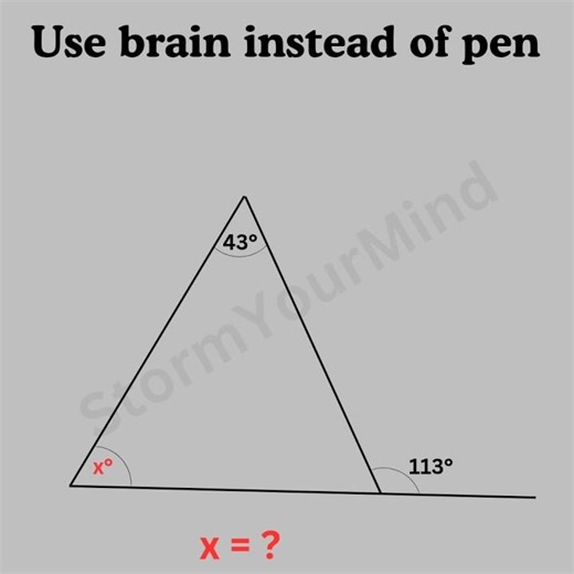 Basic mathematics Triangle problem algebra tricky problem #mathteacher #mathlover #mathfun #algebra