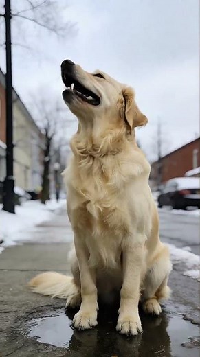 This clever golden retriever helped its companions teach that man a lesson he'd never forget.