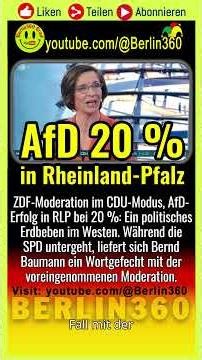 🤡🚨 #AfD #CDU #Union #EastGermany #Migration #EnergyPolicy #NuclearPower #VotersWill #Baumann #ZDF