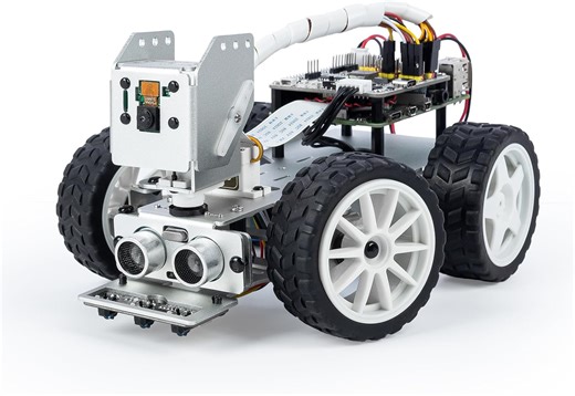 SunFounder Picar-X AI Robot Car Kit for Raspberry Pi 5/4/3B /Zero 2W, LLMs, Video, Voice