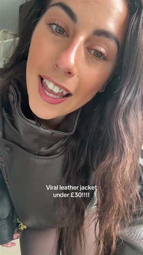 Viral leather jacket under £30 - best autumn jacket 2026