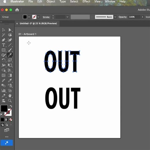 Creative Text Effect in Adobe Illustrator | Easy Step-by-Step Tutorial