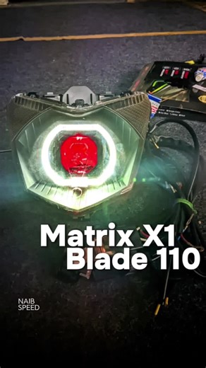 Matrix X1 Blade 110 Karbu #blade #honda #blade110 #hondablade110 #matrix #aes #biled
