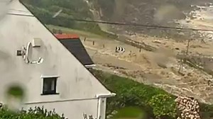Video of Cornwall flash floods