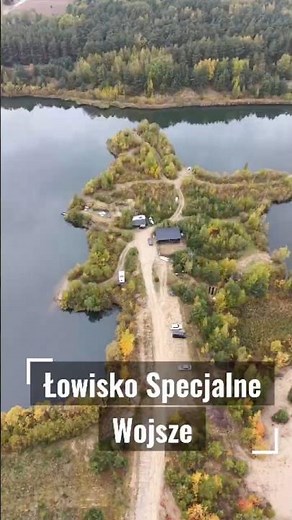 Łowisko Specjalne Wojsze - widok z lotu ptaka ✈️