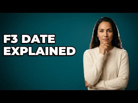 What Is the Priority Date for an F3 Visa?