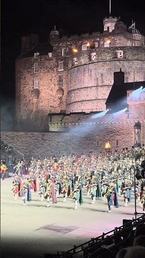 Edinburgh Military Tattoo 2025; Massed band #bagpipes #tattoo #marchingband