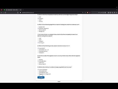 🚀 Track N Test | DSA Learning & Quiz Platform | Spring Boot + MySQL Project