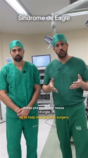 Augusto Pary on Instagram: "Esse foi um caso fora da curva na nossa rotina cirúrgica: síndrome de Eagle, uma condição rara e de difícil diagnóstico. Além da calcificação do ligamento estilo-hióide, o paciente apresentava dor para engolir, limitação dos movimentos da cabeça e episódios de vertigem. Trata-se de uma cirurgia complexa, por envolver uma estrutura profunda e próxima de regiões anatômicas importantes. O acesso cervical tradicional deixa cicatriz ampla e atravessa estruturas nobres. Pel