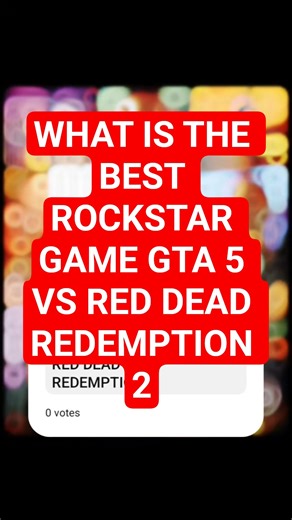 WHAT IS THE BEST ROCKSTAR GAME GTA 5 VS RED DEAD REDEMPTION 2 #videogames #gta5 #reddeadredemption2