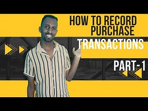 #10 Peachtree purchase related transactions in Amharic simple steps