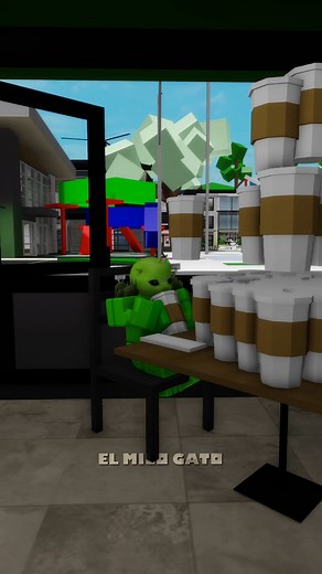 The waiter couldn't understand Gnarp Alien Cat's order ☕ | CashBlox Gaming