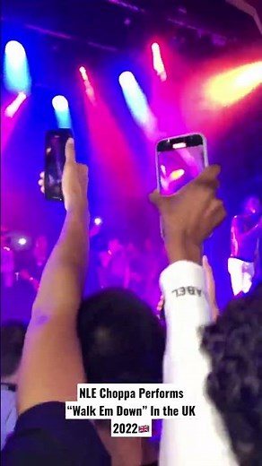 NLE Choppa - Walk Em Down (UK Live) (4K) (Front Row)